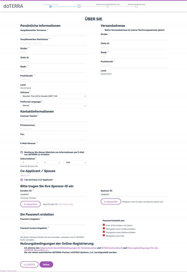 doterra Einschreiben 4