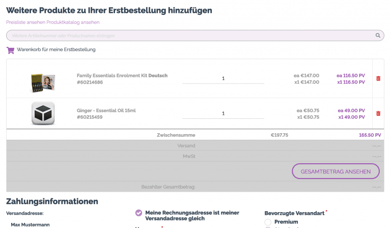 doterra Einschreiben 9