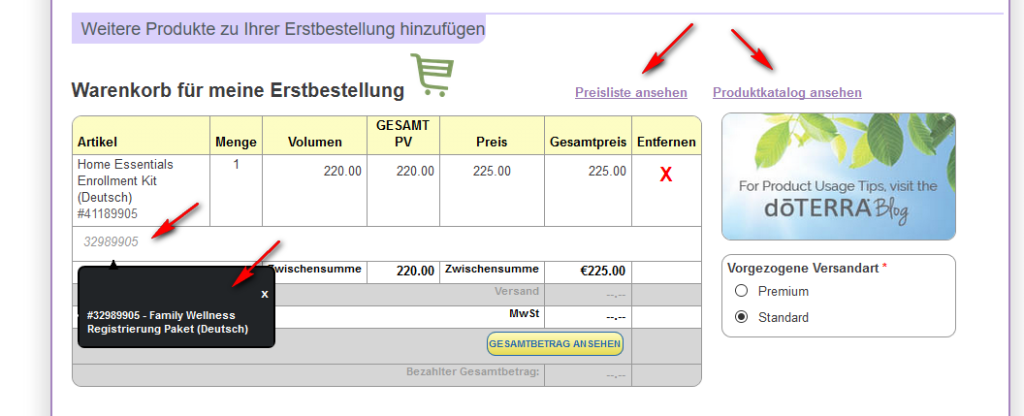 doterra Einschreiben 6